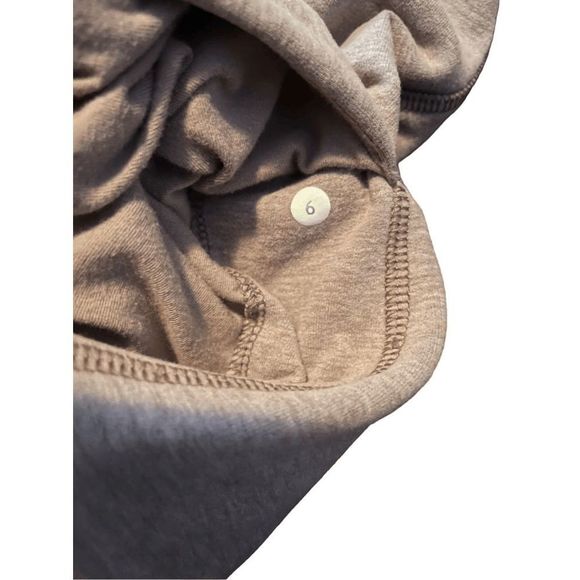 Lululemon Savasana Wrap Heather Light Brown  Size 6 - Picture 7 of 12